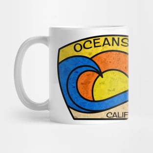 Oceanside California Surfer Mug